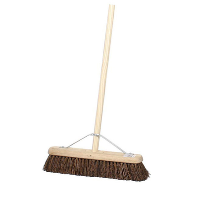 24&" Contract Stiff Bassine Platform Broom With Handle (wt494) 231099-2