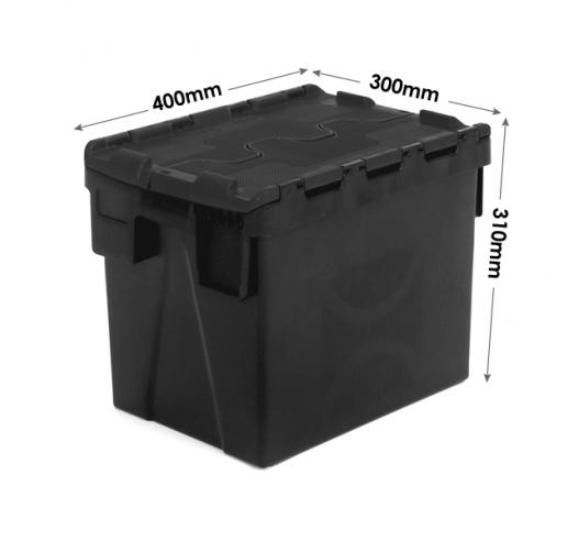 24 Litre Attached Lid Container 400 X 300 X 310mm 24 Litre Attached Lid Container 400 X 300 X 310mm