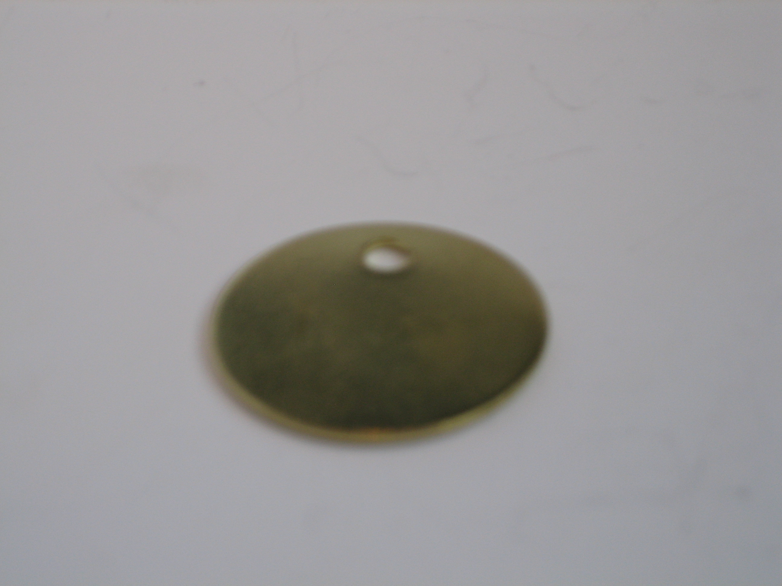 Hipkiss 788 Key Label 25mm Dia. Rd Br