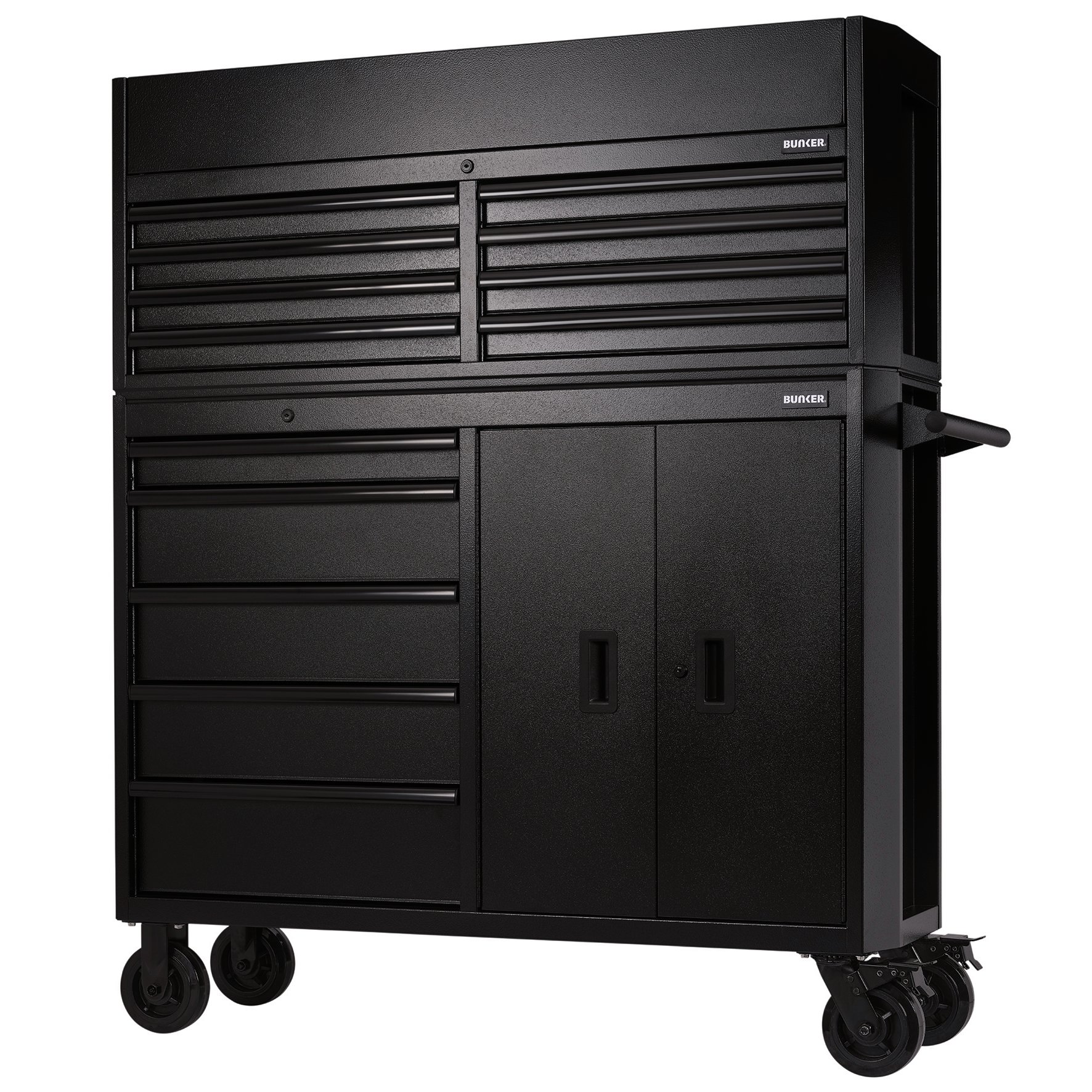Draper 24249 (b200-52c/52r) Bunker Combined Roller Cabinet And Tool Chest, 13 Drawer,