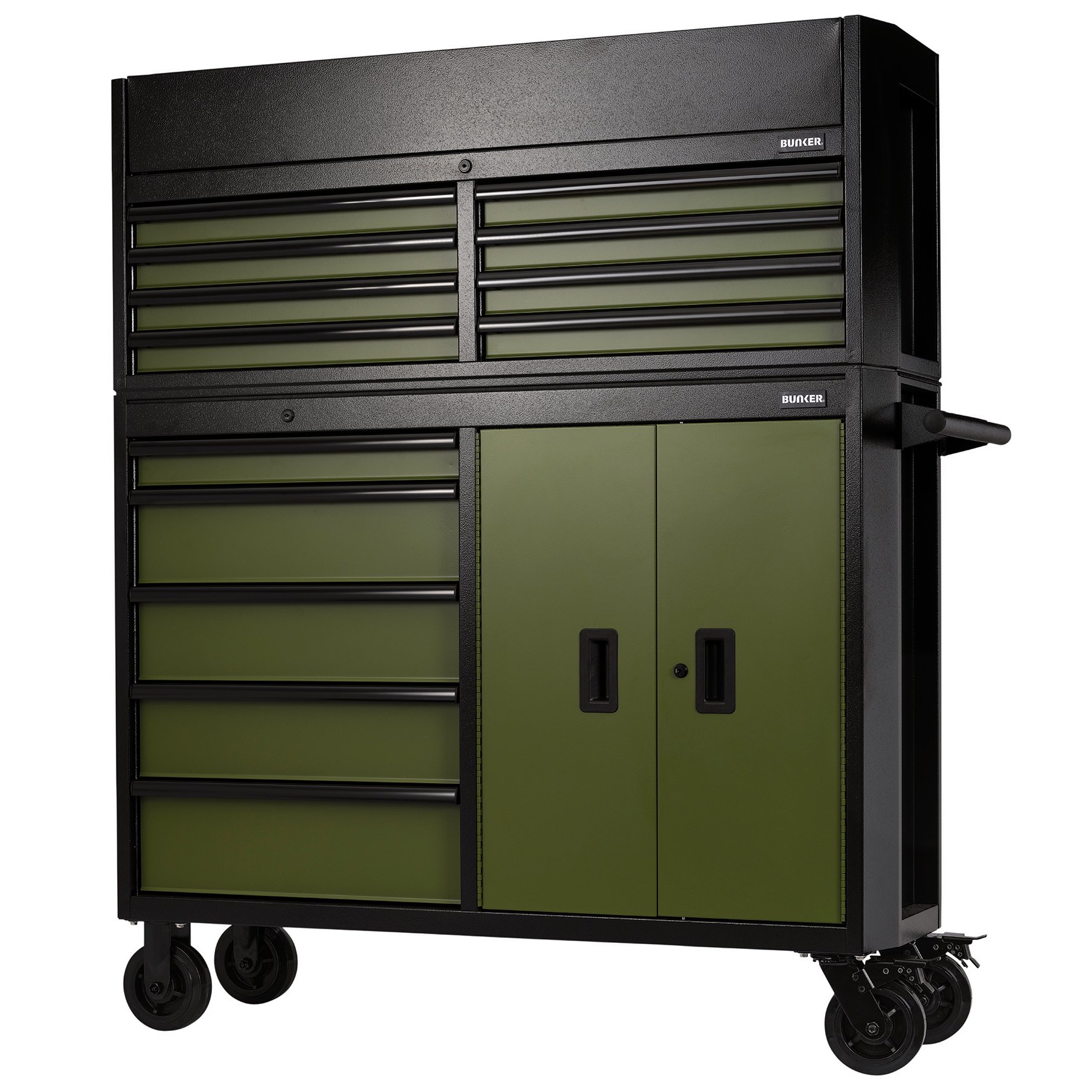 Draper 24255 (b200-52c-gr/52r) Bunker Combined Roller Cabinet And Tool Chest, 13