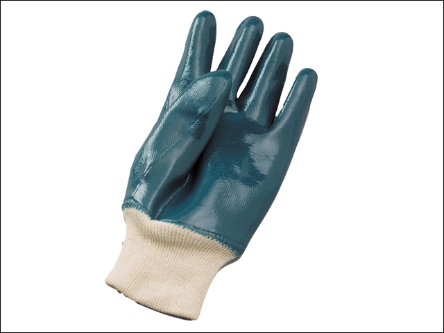 Scan Sca Glonit Nitrile Knitwrist Gloves
