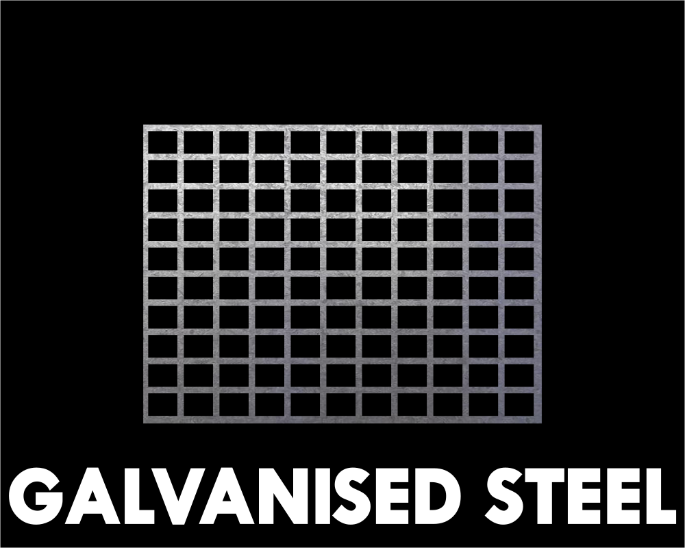 Galvanized Steel Weldmesh 1&" X 1&" X 10g