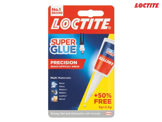 Loctite Super Glue Liquid, Precision Bottle 5g + 50% Free 2633424