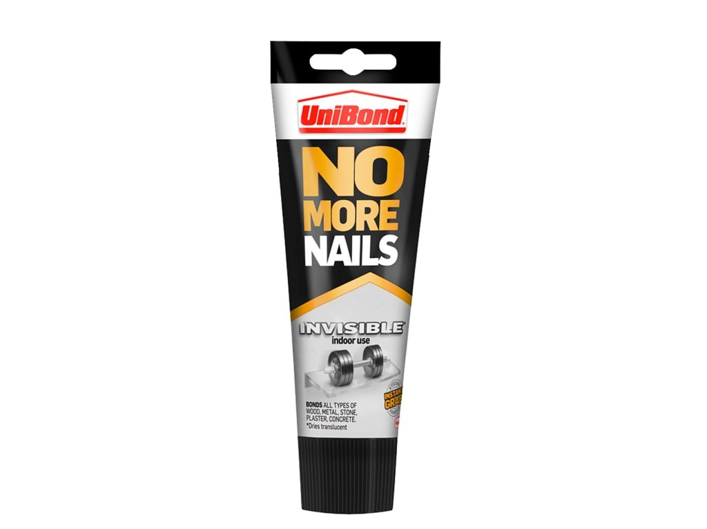 Unibond No More Nails Invisible Grab Adhesive Tube 184g 2729730