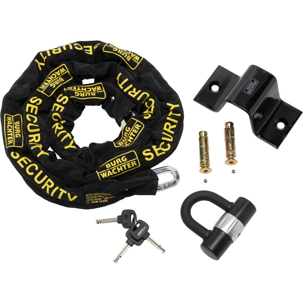 Burg-wachter Sold Secure U-lock, Anchor And 1.5mtr Chain Kit 701257