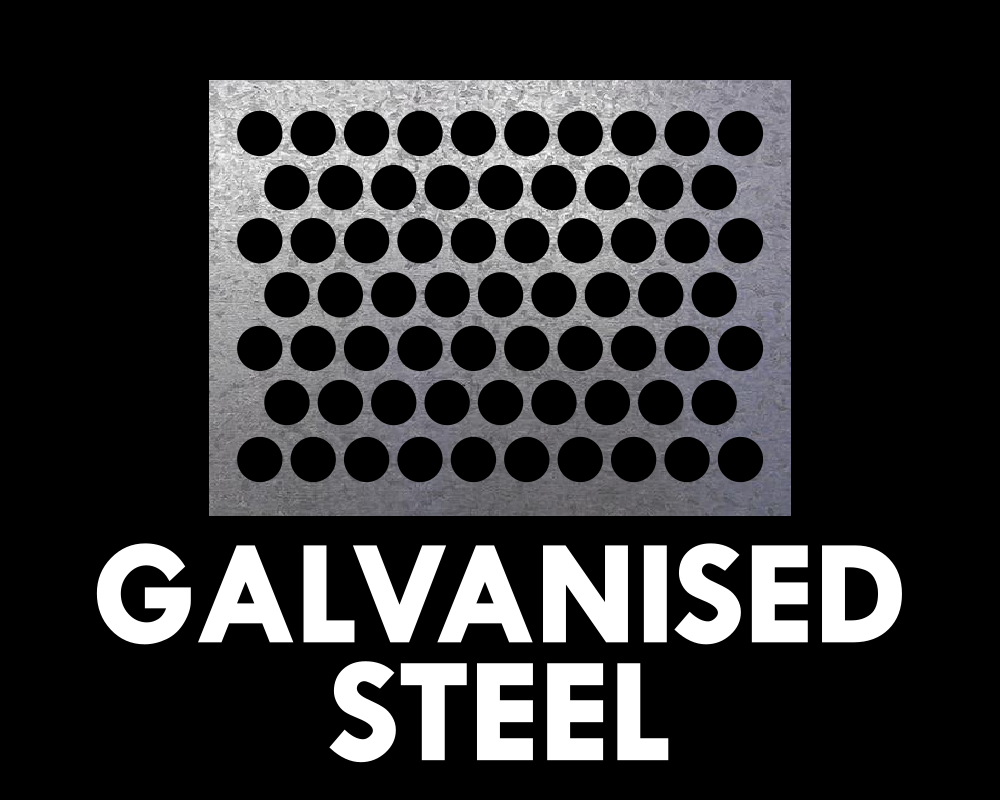 Galvanised Steel Perforated Sheet Galvanised Steel Perforated Sheet
