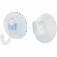 Centurion He193p Suction Hook 42mm Clear Plastic Pk2