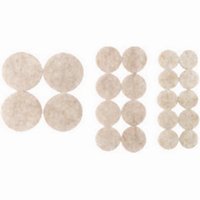 Centurion Su07p Rigid Felt Pads 25mm Self Adhesive