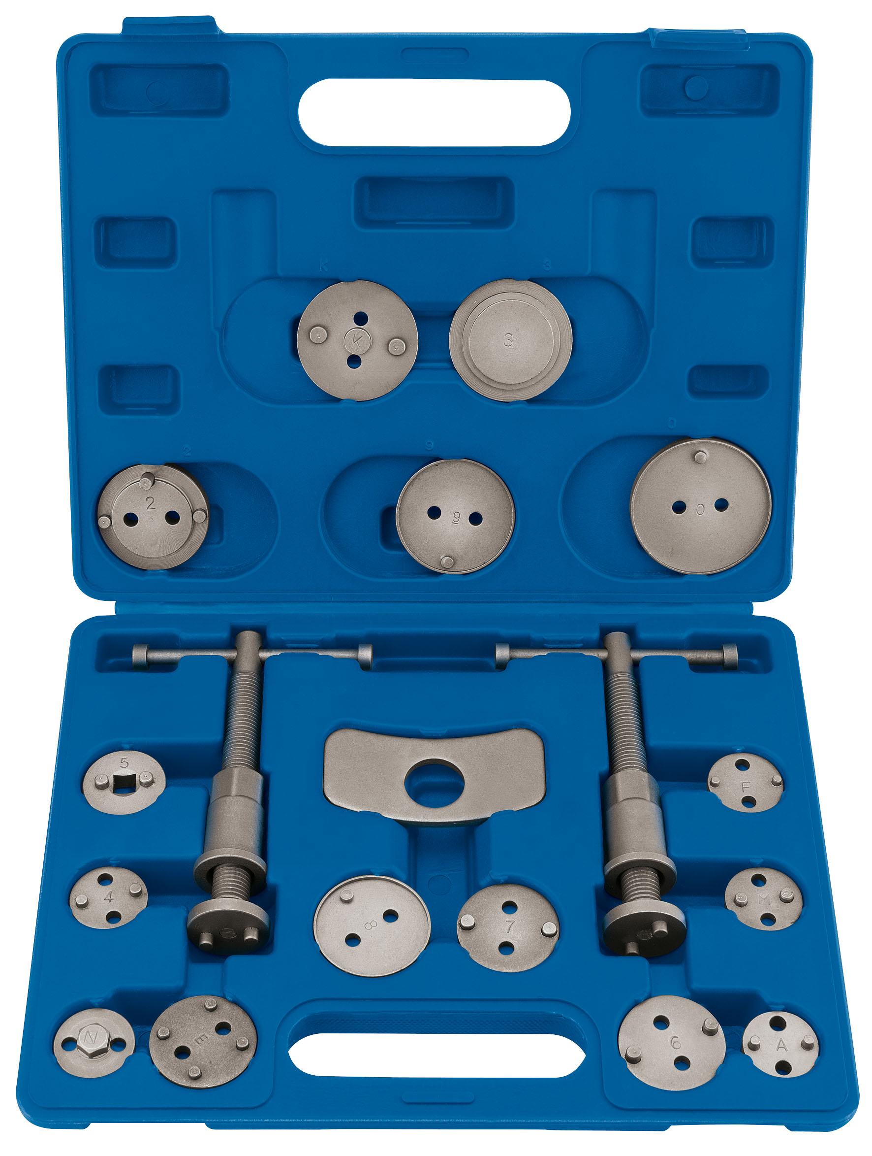 Draper 18pc Brake Caliper Wind Back Tool Kit 83716 (cwbt18b) Draper 18pc Brake Caliper Wind Back Tool Kit 83716 (cwbt18b)