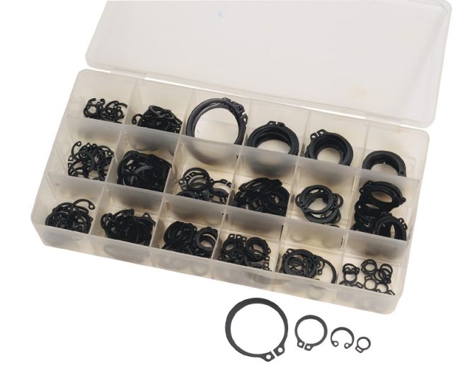 Draper 285pc Internal &amp; External Circlip Assortment 56379 Circlip/285