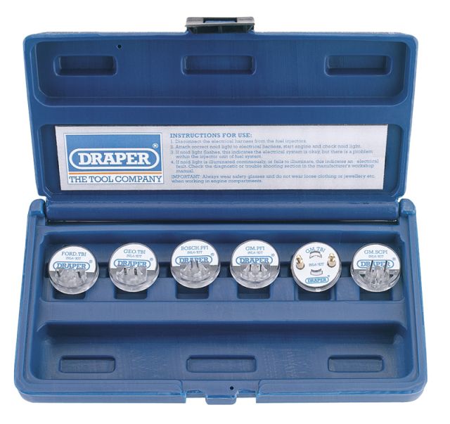 Draper 6pc Injector Noid Light Kit 57798 Inl6/kit