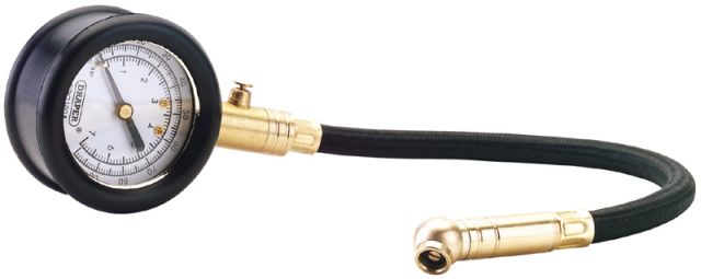 Draper 69924 (tpg100a) Tyre Pressure Gauge With Flexible Hose