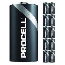 Duracell Procell C/pc1400 Battery 1.5v - Pack Of 10 Cprst