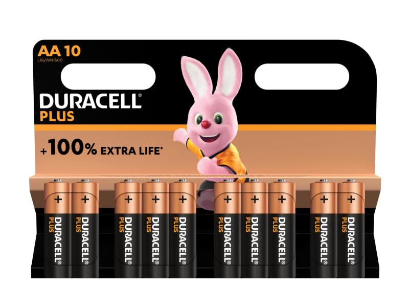 Duracell Aa Cell Plus Power +100% Batteries (pack 10) Duraa100pp10