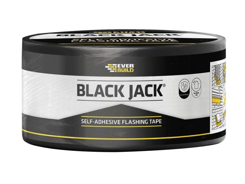 Everbuild Black Jack Flashing Tape Trade 100mm x 10m EVBFLAS100