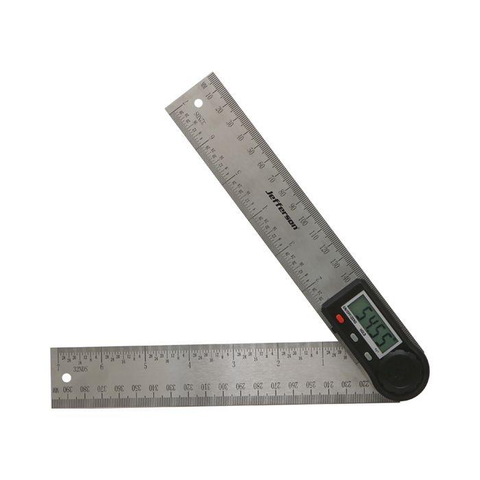 Tri Rule Silverline Aluminium Scale Tri Rule 300mm 731001