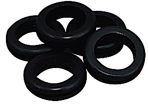 Jegs Open Rubber Grommets 25mm 5pk Ppj064a