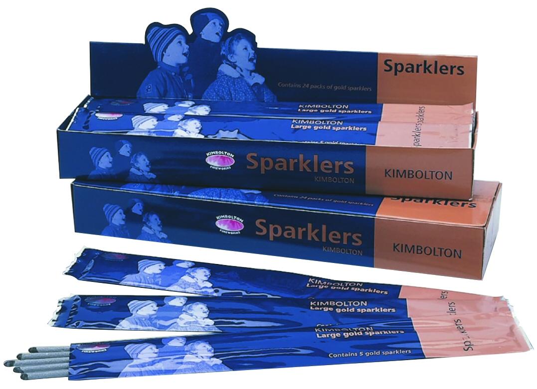 10&" Gold Sparklers (no 60)