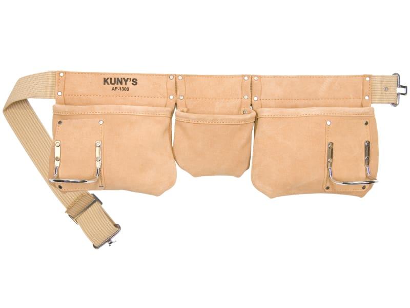 Kuny's Ap1300 Carpenter's Apron - 5 Pocket Suede Leather Kunap1300
