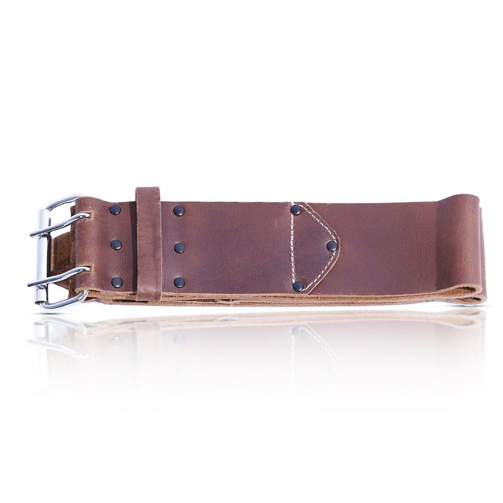 Leathercraft 3&" Full Leather Belt, Brown Oiltan Leather Lc 3012
