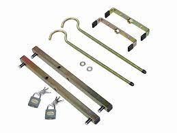 Lyte C1443A Rackclamps With 2 Padlocks Lyte C1443A Rackclamps With 2 Padlocks