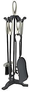 Manor 2126 Orion Fireplace Companion Set Black & Pewter 571190 Manor 2126 Orion Fireplace Companion Set Black & Pewter 571190
