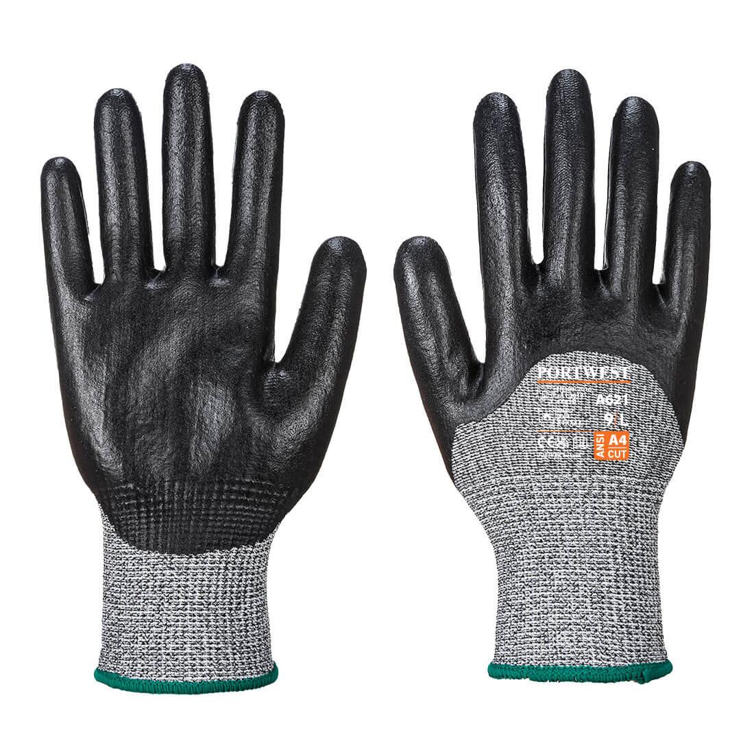 Portwest Cut 3/4 Nitrile Foam Glove Black XL Portwest Cut 3/4 Nitrile Foam Glove Black XL