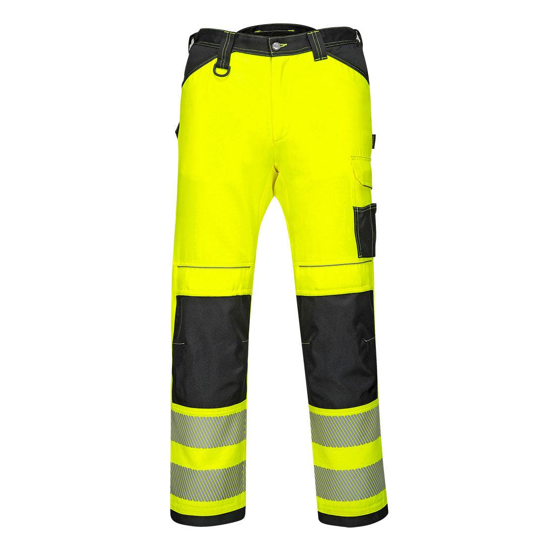 Portwest Pw3 Hi-vis Work Trousers Yellow/black Size 32&" Portwest Pw3 Hi-vis Work Trousers Yellow/black Size 32&"