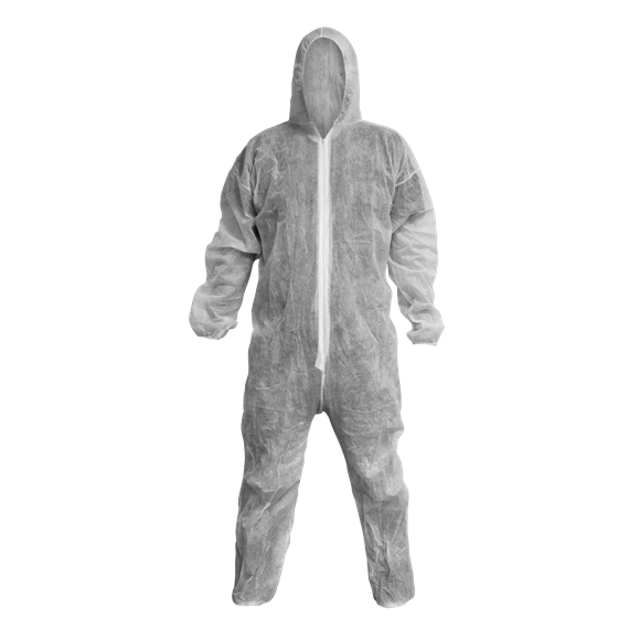 Sealey Disposable Coverall White - Large 9601l