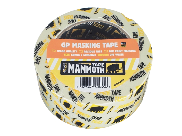 Everbuild Retail Masking Tape 75mm X 50m 2masklab75