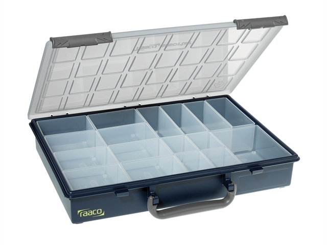 Raaco A4 Profi Service Case Assorter 55 4x8-17 17 Inserts Raa136228 Raaco A4 Profi Service Case Assorter 55 4x8-17 17 Inserts Raa136228