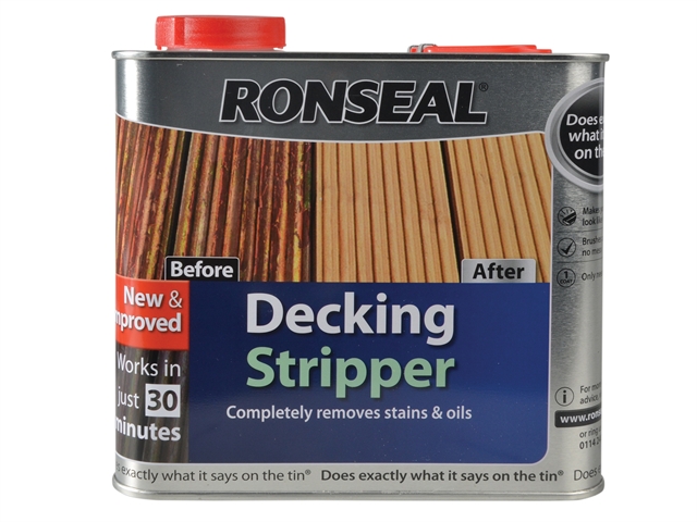 Ronseal Decking Stripper 2.5l (30 Minute) 37264 Ronseal Decking Stripper 2.5l (30 Minute) 37264