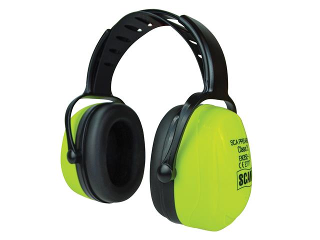 Scan Hi-vis Ear Defenders Snr 33 Db Scan Hi-vis Ear Defenders Snr 33 Db