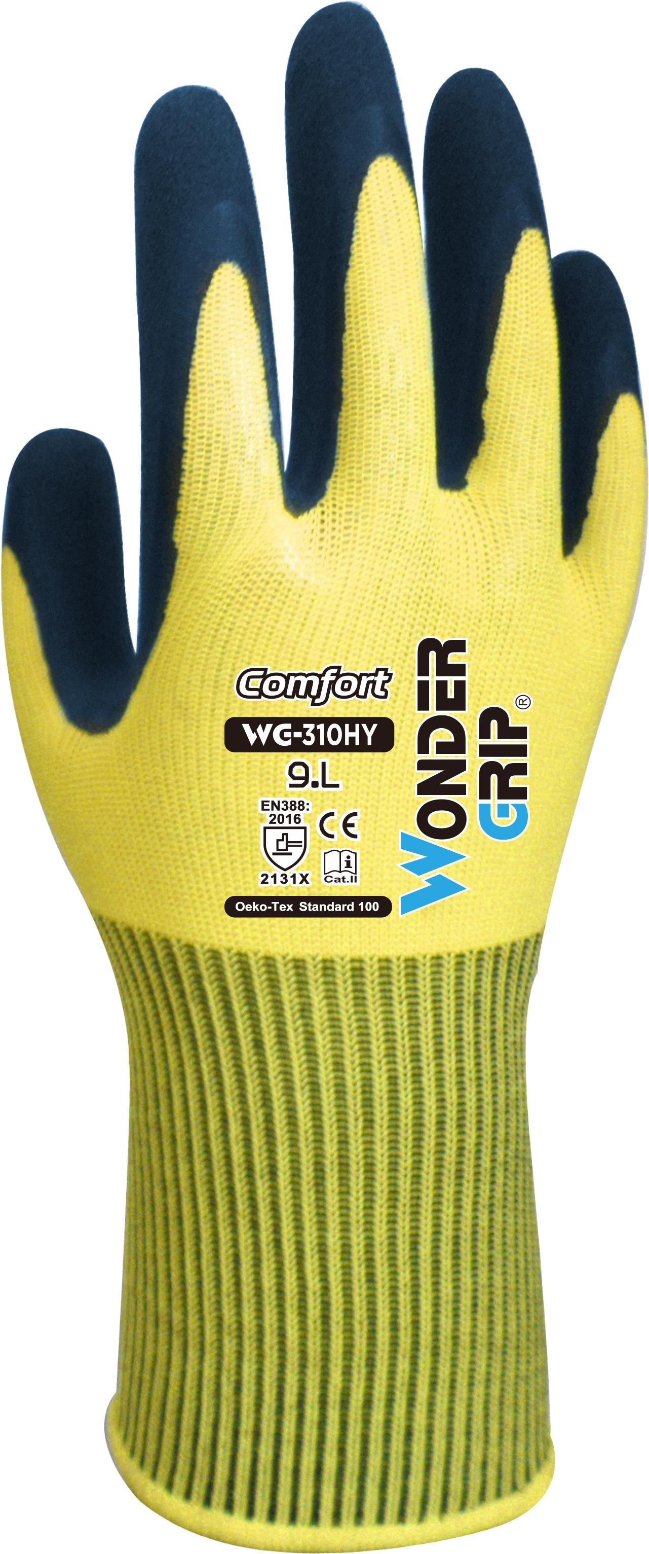 Wonder Grip Comfort Gloves Large (size 9) Wg310hy091