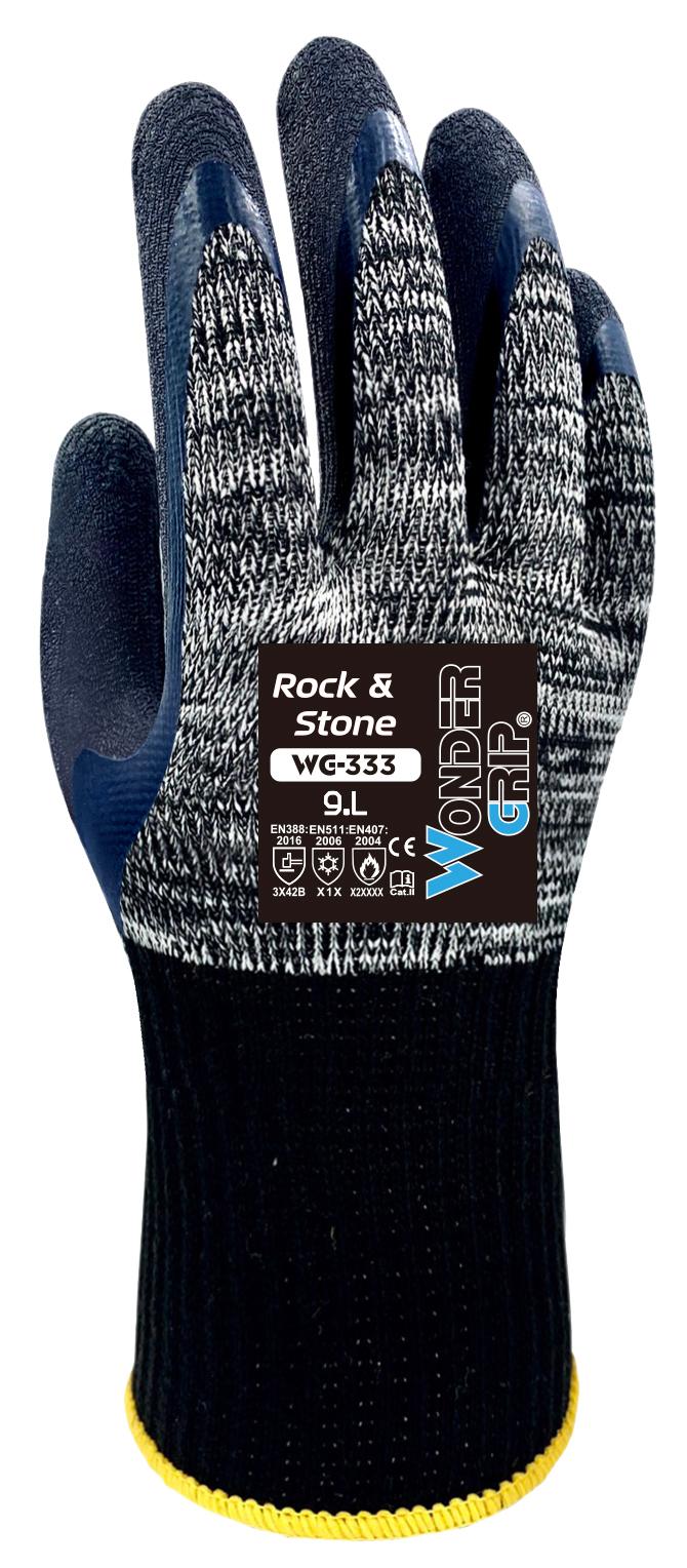 Wonder Grip Rock & Stone Gloves X Large (size 10) Wg333101 Wonder Grip Rock & Stone Gloves X Large (size 10) Wg333101