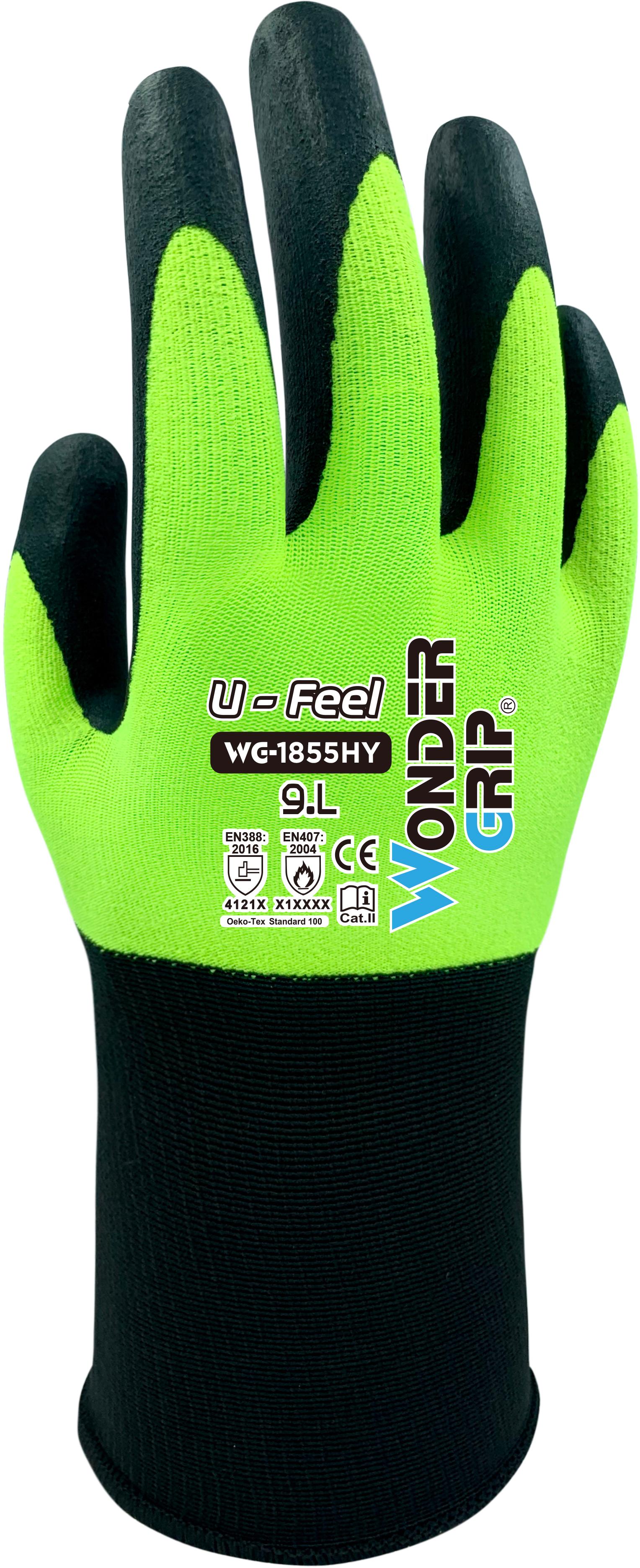 Wonder Grip U-feel Gloves Medium (size 8) Wg1855hy081 Wonder Grip U-feel Gloves Medium (size 8) Wg1855hy081